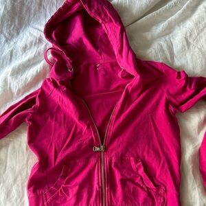 Express zip up pink hoodie, good condition